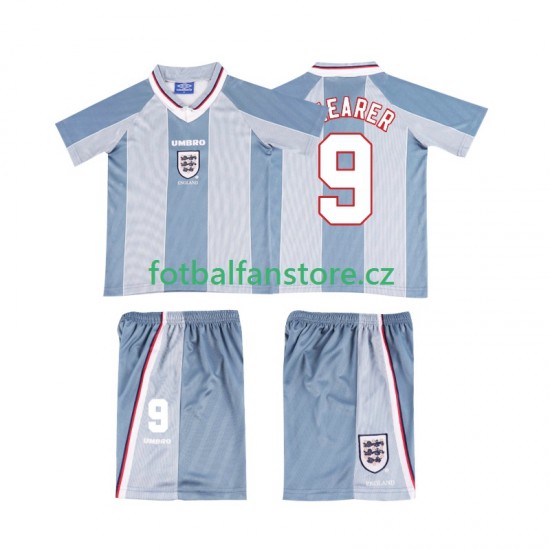 Dětský Retro Venkovní Dres Anglie SHEARER 9 1996 Krátký rukáv