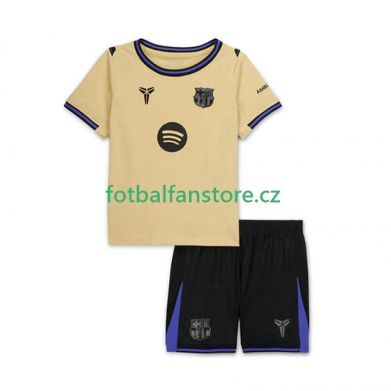 Dětský Venkovní Dres FC Barcelona 2025-2026 Krátký rukáv