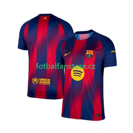 Muži Domácí Dres FC Barcelona 2025-2026 Krátký rukáv Muži Domácí Dres FC Barcelona 2025-2026 Krátký rukáv