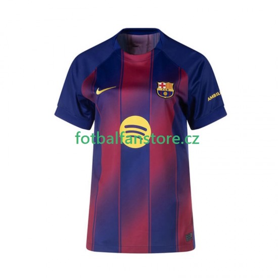 Ženy Domácí Dres FC Barcelona 2025-2026 Krátký rukáv