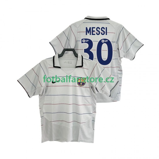 Muži Retro Venkovní Dres FC Barcelona Lionel Messi 30 2003 2004 Krátký rukáv