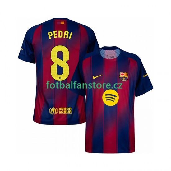 Muži Domácí Dres FC Barcelona Pedri 8 2025-2026 Krátký rukáv Muži Domácí Dres FC Barcelona Pedri 8 2025-2026 Krátký rukáv