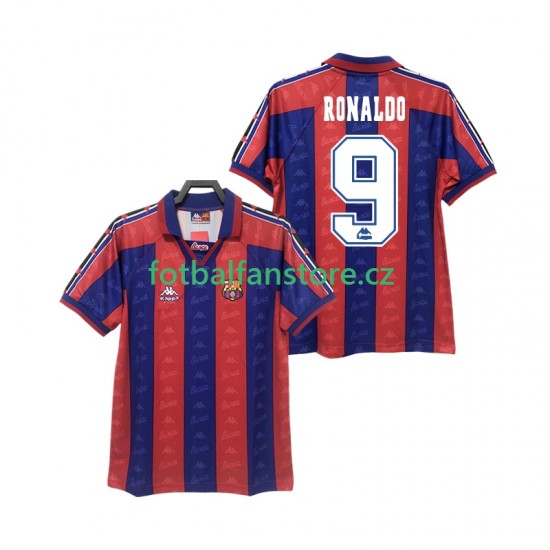 Muži Retro Domácí Dres FC Barcelona RONALDO 9 1996 1997 Krátký rukáv