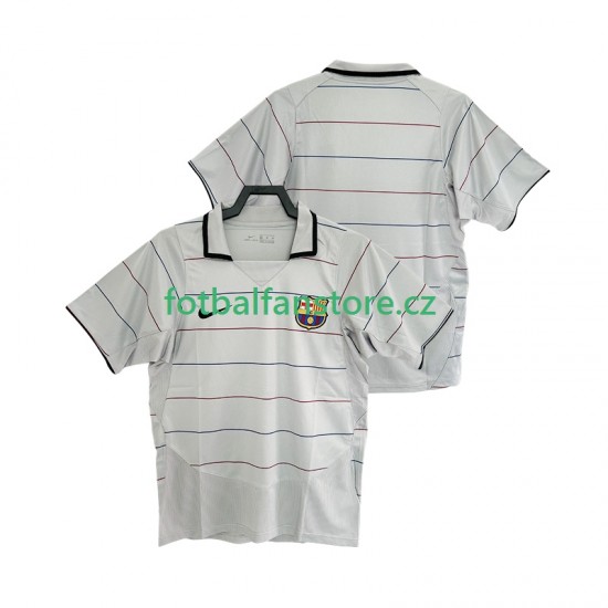 Muži Retro Venkovní Dres FC Barcelona 2003 2004 Krátký rukáv