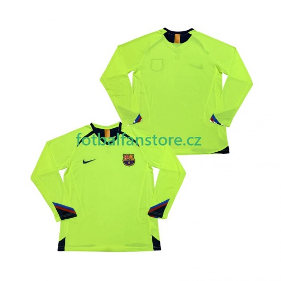Muži Retro Venkovní Dres FC Barcelona 2005 2006 Dlouhými Rukávy