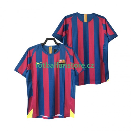 Muži Retro Domácí Dres FC Barcelona 2005 2006 Krátký rukáv