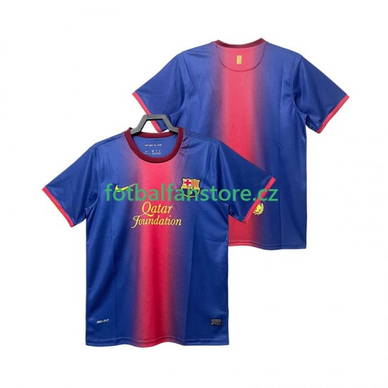 Muži Retro Domácí Dres FC Barcelona 2012 2013 Krátký rukáv