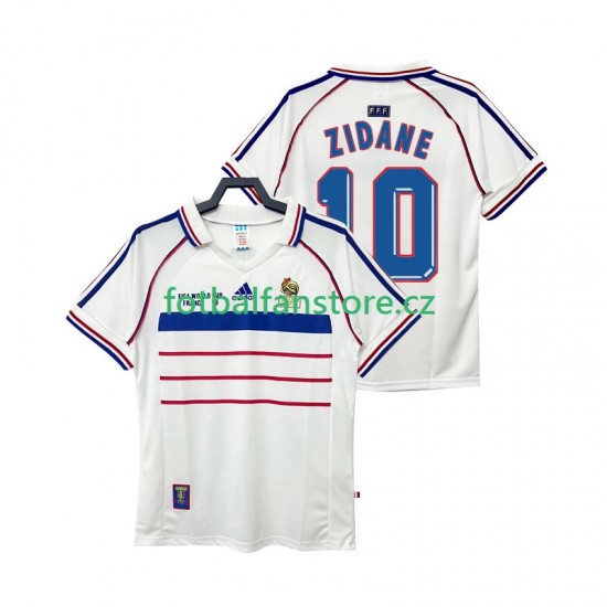 Muži Retro Venkovní Dres Francie ZIDANE 10 1998 Krátký rukáv