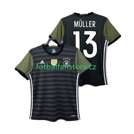 Muži Retro Venkovní Dres Německo MULLER 13 2016 Krátký rukáv