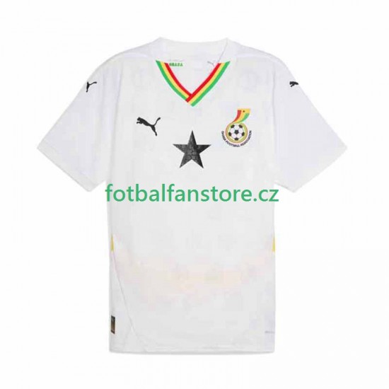 Muži Domácí Dres Ghana 2025 Krátký rukáv
