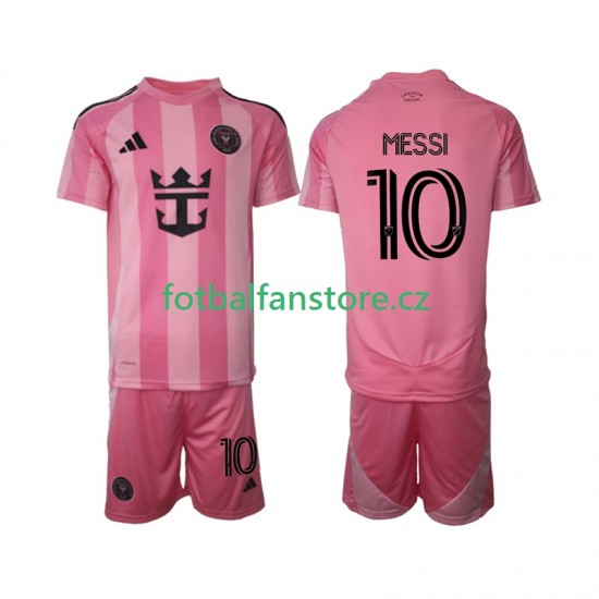 Dětský Domácí Dres Inter Miami Lionel Messi 10 2025 Krátký rukáv