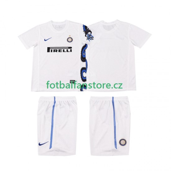 Dětský Retro Venkovní Dres Inter Milán 2010 2011 Krátký rukáv