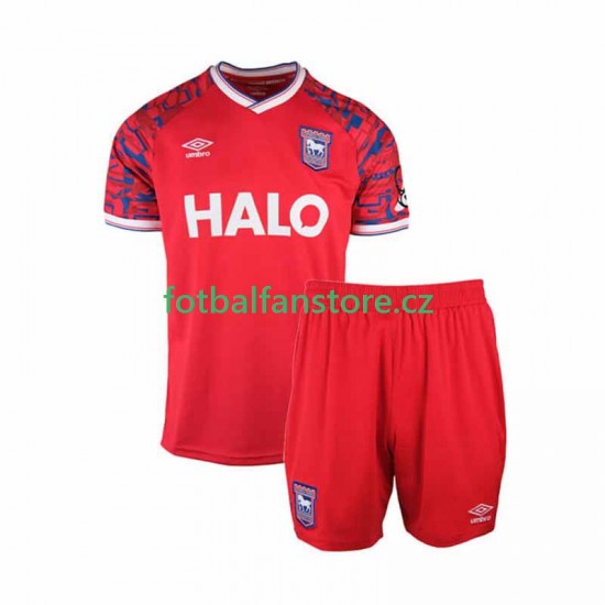 Dětský Venkovní Dres Ipswich Town 2025-2026 Krátký rukáv