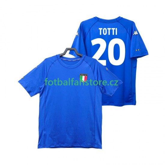 Muži Retro Domácí Dres Itálie Totti 20 2000 Krátký rukáv