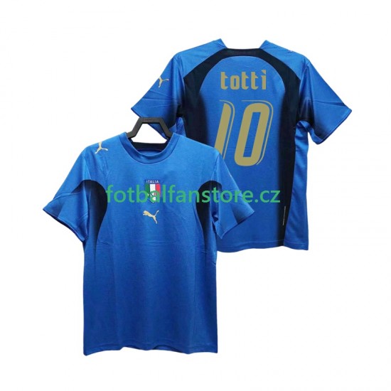Muži Retro Domácí Dres Itálie Totti 20 2006 Krátký rukáv