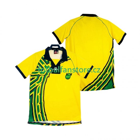 Muži Retro Domácí Dres Jamajka 1998 Krátký rukáv