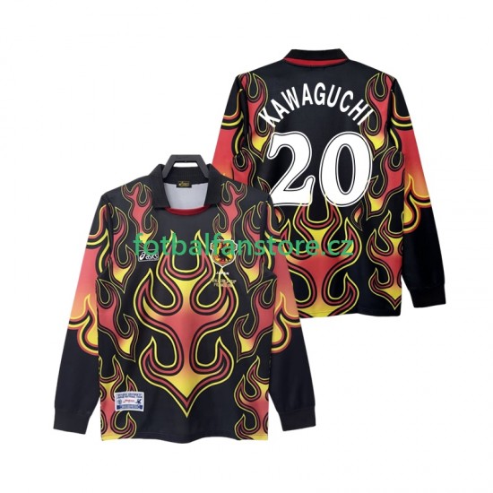 Muži Brankářský Retro Domácí Dres Japonsko KAWAGUGHI 20 1998 Dlouhými Rukávy
