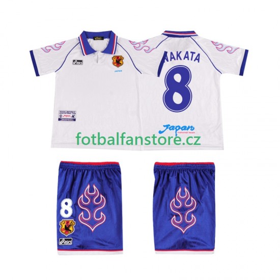 Dětský Retro Venkovní Dres Japonsko NAKATA 8 1998 Krátký rukáv