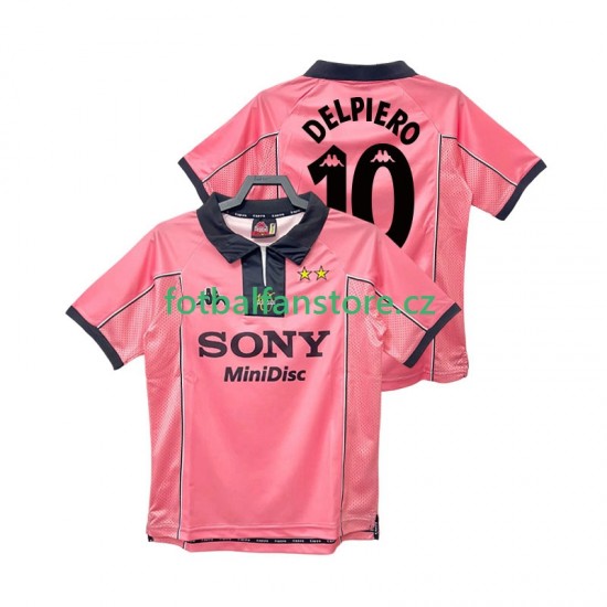 Muži Retro Venkovní Dres Juventus DEL PIER0 10 1997 1998 Krátký rukáv