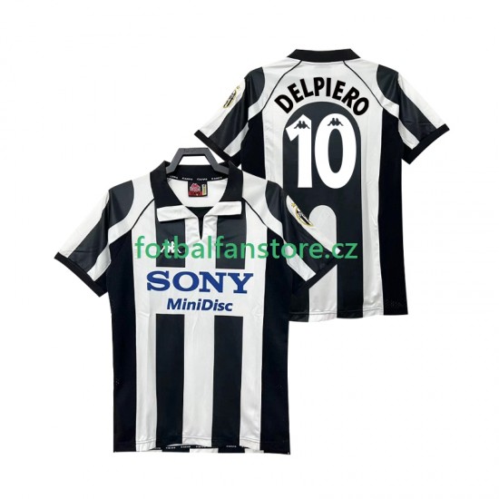Muži Retro Domácí Dres Juventus DEL PIERO 10 1997 1998 Krátký rukáv Muži Retro Domácí Dres Juventus DEL PIERO 10 1997 1998 Krátký rukáv
