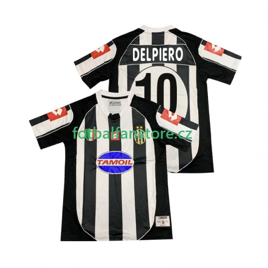 Muži Retro Domácí Dres Juventus DEL PIERO 10 2002 2003 Krátký rukáv