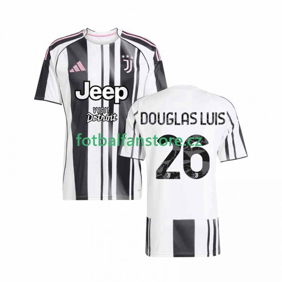 Muži Domácí Dres Juventus Douglas Luiz 26 2025-2026 Krátký rukáv