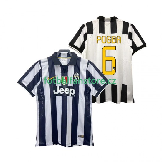 Muži Retro Domácí Dres Juventus Pogba 6 2014 2015 Krátký rukáv