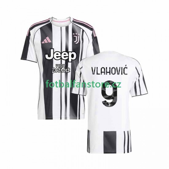 Muži Domácí Dres Juventus Vlahovic 9 2025-2026 Krátký rukáv