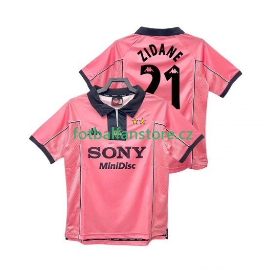 Muži Retro Venkovní Dres Juventus ZIDANE 21 1997 1998 Krátký rukáv