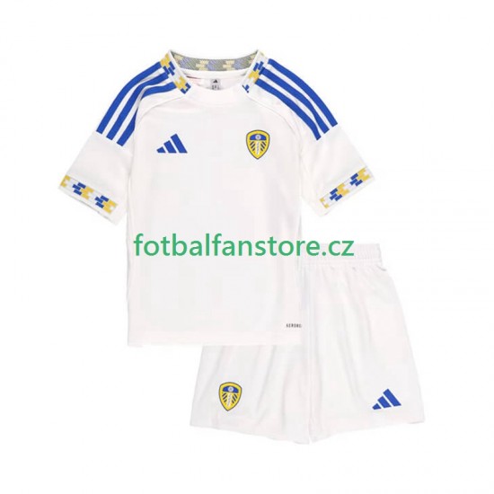 Dětský Domácí Dres Leeds United 2025-2026 Krátký rukáv