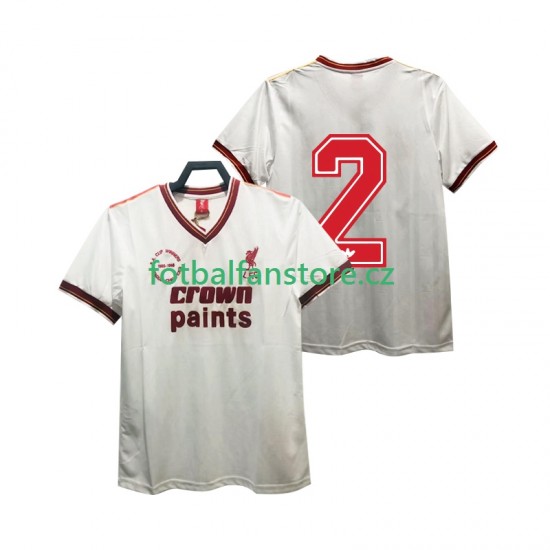 Muži Retro Venkovní Dres Liverpool 2 1985 1986 Krátký rukáv Muži Retro Venkovní Dres Liverpool 2 1985 1986 Krátký rukáv