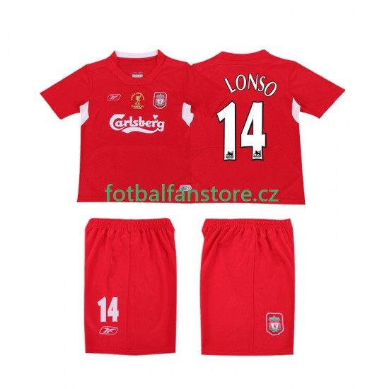 Muži Retro Domácí Dres Liverpool ALONSO 14 LWP 2004 2005 Krátký rukáv Muži Retro Domácí Dres Liverpool ALONSO 14 LWP 2004 2005 Krátký rukáv