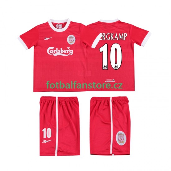 Dětský Retro Domácí Dres Liverpool BERGKAMP 10 LWP 1997 1998 Krátký rukáv