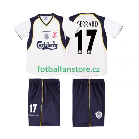 Muži Retro Venkovní Dres Liverpool GERRARD 17 LWP 2001 2002 Krátký rukáv