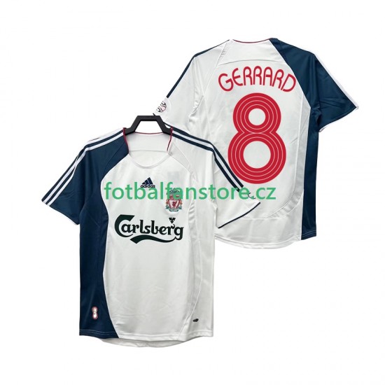 Muži Retro Venkovní Dres Liverpool GERRARD 8 2006 2008 Krátký rukáv