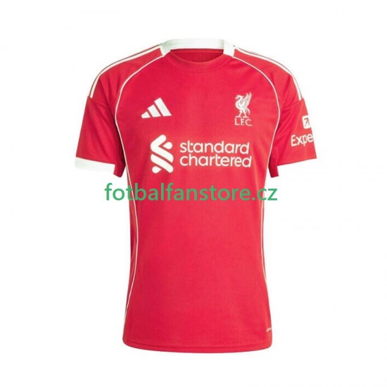 Muži Domácí Dres Liverpool 2025-2026 Krátký rukáv Muži Domácí Dres Liverpool 2025-2026 Krátký rukáv