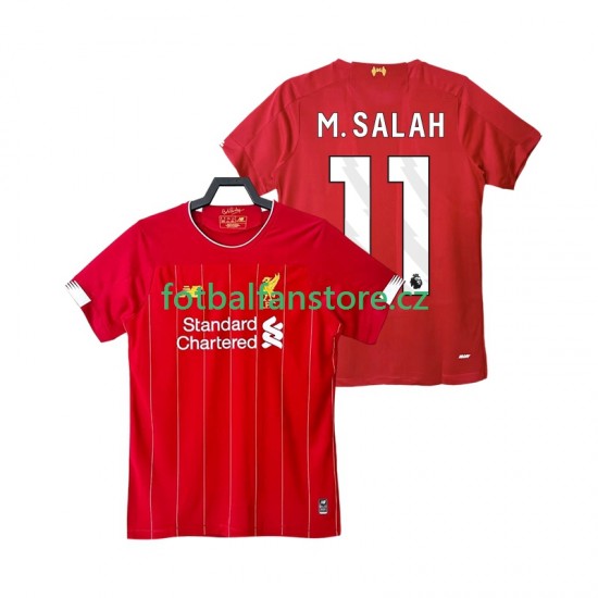 Muži Retro Domácí Dres Liverpool M SALAH 11 2019 2020 Krátký rukáv