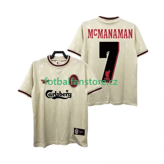 Muži Retro Venkovní Dres Liverpool MCMANAMAN 7 1996 1997 Krátký rukáv