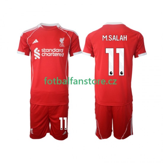 Dětský Domácí Dres Liverpool Mohamed Salah 11 2025-2026 Krátký rukáv