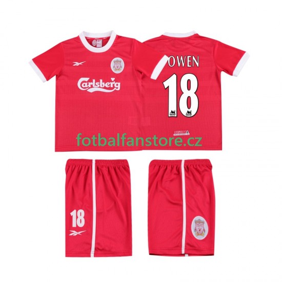 Dětský Retro Domácí Dres Liverpool OWEN 18 LWP 1997 1998 Krátký rukáv
