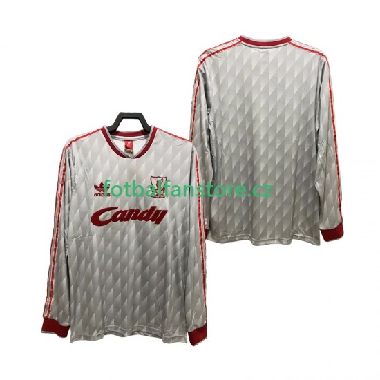 Muži Retro Venkovní Dres Liverpool 1989 1991 Dlouhými Rukávy