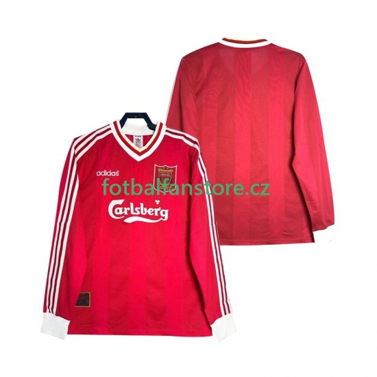 Muži Retro Domácí Dres Liverpool 1995 1996 Dlouhými Rukávy