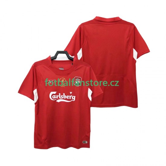 Muži Retro Domácí Dres Liverpool 2004 2005 Krátký rukáv