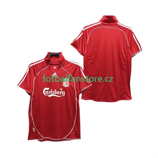 Muži Retro Domácí Dres Liverpool 2006 2008 Krátký rukáv