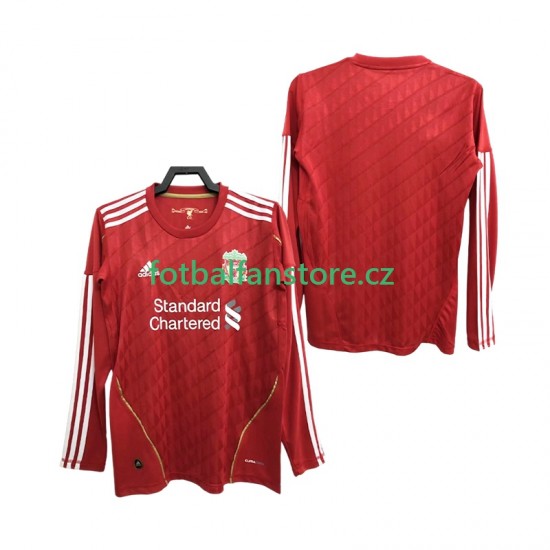 Muži Retro Domácí Dres Liverpool 2010 2012 Dlouhými Rukávy