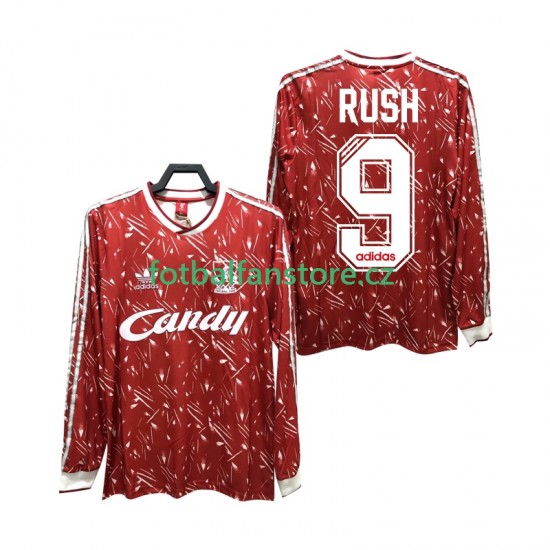 Muži Retro Domácí Dres Liverpool Rush 9 1989 1991 Dlouhými Rukávy
