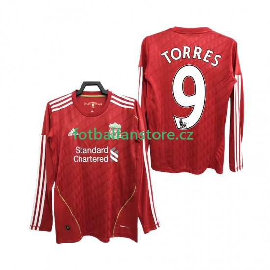 Muži Retro Domácí Dres Liverpool Torres 9 2010 2012 Dlouhými Rukávy