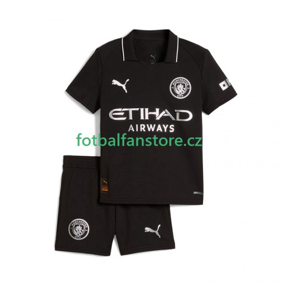 Dětský Venkovní Dres Manchester City 2025-2026 Krátký rukáv