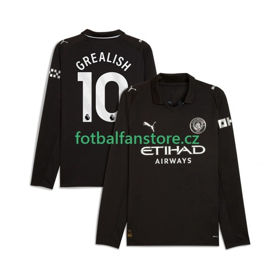 Muži Venkovní Dres Manchester City Jack Grealish 10 2025-2026 Dlouhými Rukávy