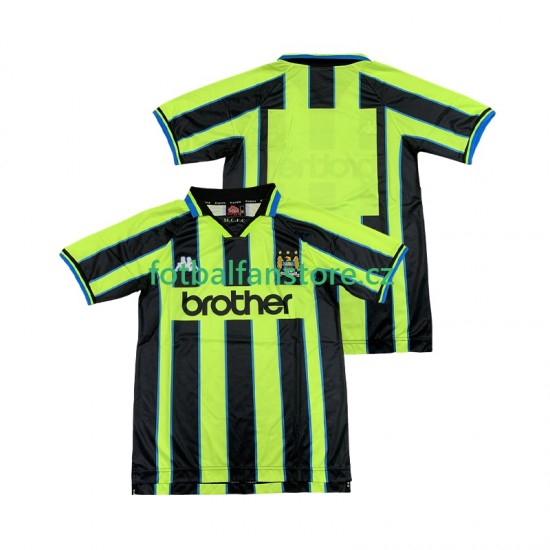 Muži Retro Venkovní Dres Manchester City 1998 1999 Krátký rukáv